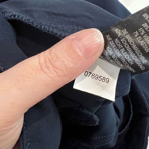 Joie Lavelle Navy Blue Wide Career Dress Pants Sz 12 Women’s - Picture 7 of 10